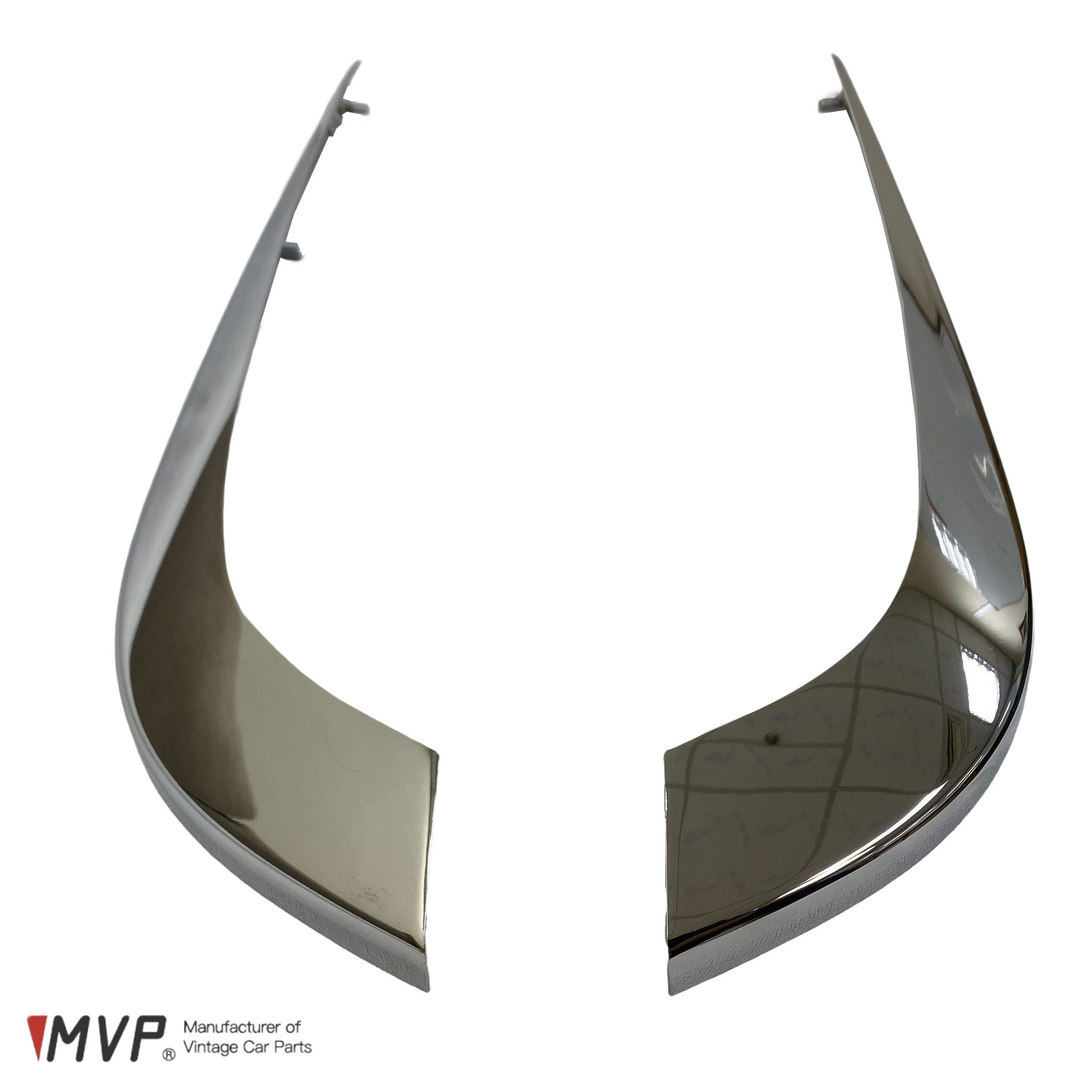 BMW 635CSI CHROME FRONT BUMPER COVERING SET E24 51111838797+